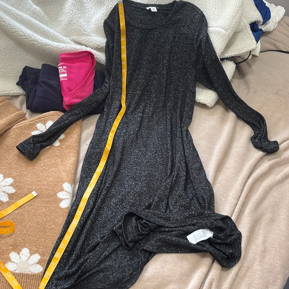 J.Crew Dress- nice cotton fabric-long sleeve light layers